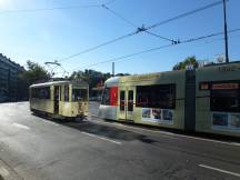 Tw 17 (Bj 1950) ex Neuss auf der Grafenberger Allee Ecke Lichtstr