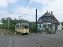 Tw 17 (Bj 1950) ex Neuss auf der Reichswaldallee zwischen Düsseldorf und Ratingen