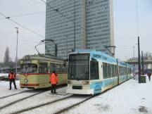 712 und 713 Doppelzug in der Schleife Jan Wellem Pl