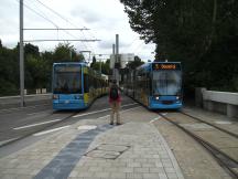 Linksverkehr südlich der H Holländische Str