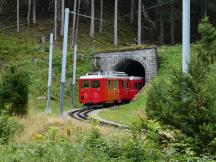 Tw 41 (Bj 1954) mit Bw 52 oberhalb von Chamonix Mont Blanc