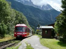 Hp Les Praz de Chamonix, Fahrtrichtung Vallorcine