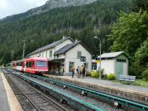 Bf Argentière, Fahrtrichtung Vallorcine