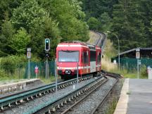 Ausfahrt Bf Argentière, Fahrtrichtung Vallorcine