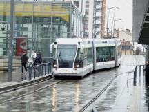 S-Kurve an der Station Nancy Gare