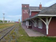 Dawson Creek, BC - ehemaliger Bahnhof und Getreidesilo