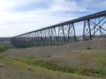 Lethbridge Viaduct bei Lethbridge, AB - Länge 1623,86m, max. Höhe 95,7m