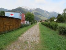 Trasse durch Castione