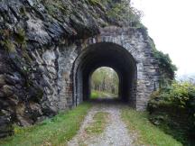 Tunnel S. Giovanni (13 m) zwischen Soazza und Mesocco