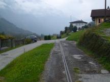 Bahnübergang in Cama