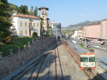 Einfahrt Endbahnhof Ponte Tresa
