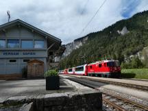 Bf Versam Safien Fahrtrichtung Chur