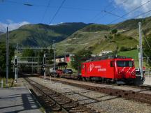 Autozug in Realp
