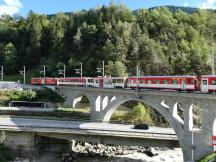 Nussbaumviadukt zwischen Mörel und Betten Talstation