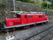 HGe 4/4 I Lok Nr.15 von 1930 der Brig-Visp-Zermatt-Bahn in Göschenen