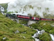 Sidelenbachbrücke (26m) zwischen Tiefenbach und Furka