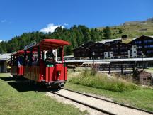 in der Schleife am Riffelalp-Resort