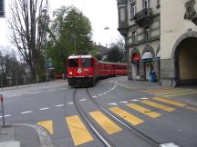 Grabenstr Ecke Plessurquai - damals noch ohne Ampelsicherung