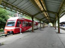 Endbf der TMR in Vallorcine (ab hier weiter nach Chamonix mit der SNCF)