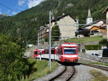 verlässt Bf Finhaut, Fahrtrichtung Vallorcine