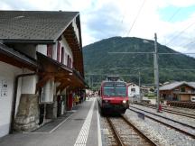Endbahnhof der Zweigstrecke nach Orsières