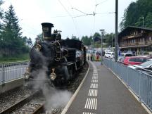 G 3/4 #208 (Bj 1913) am Bf Brünig-Hasliberg