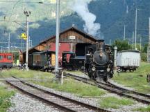 G 3/4 #208 (Bj 1913) vor dem Lokschuppen in Interlaken