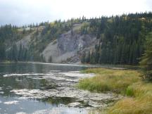 Denali Star oberhalb des Horseshoe Lake im Denali Nationalpark