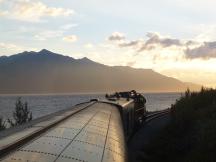 Sonnenuntergang am Turnagain Arm (nordöstlicher Teil des Cook Inlet)